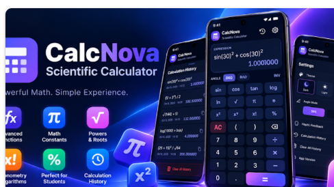 CalcNova Scientific Calc app artwork